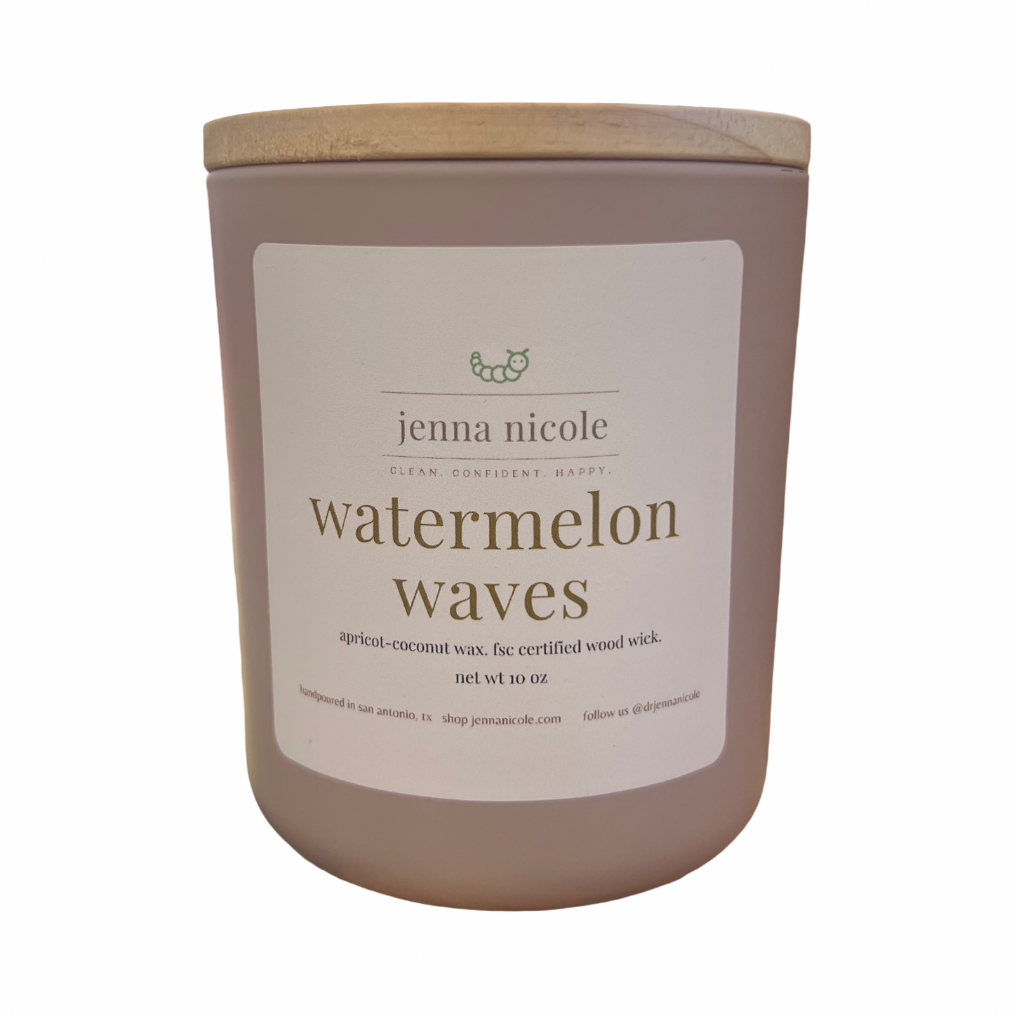Watermelon Waves Crackling Wood Wick Candle