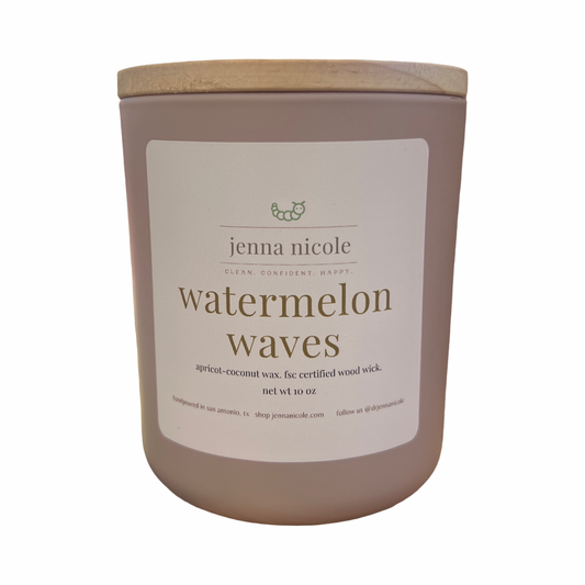 Watermelon Waves Crackling Wood Wick Candle