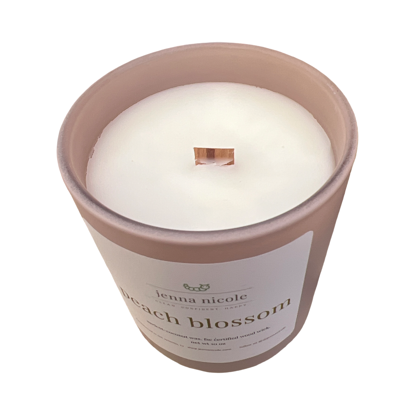 Peach Blossom Crackling Wood Wick Candle
