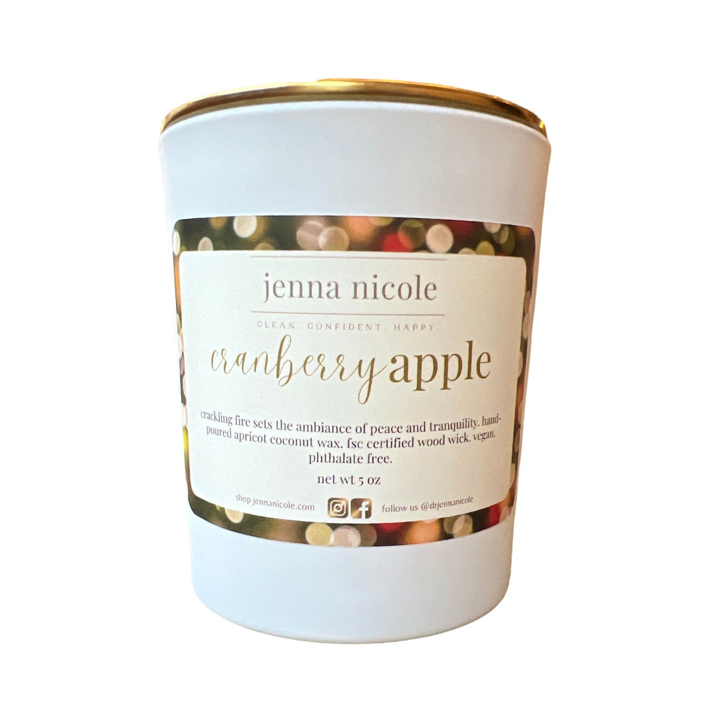 5oz Cranberry Apple Candle