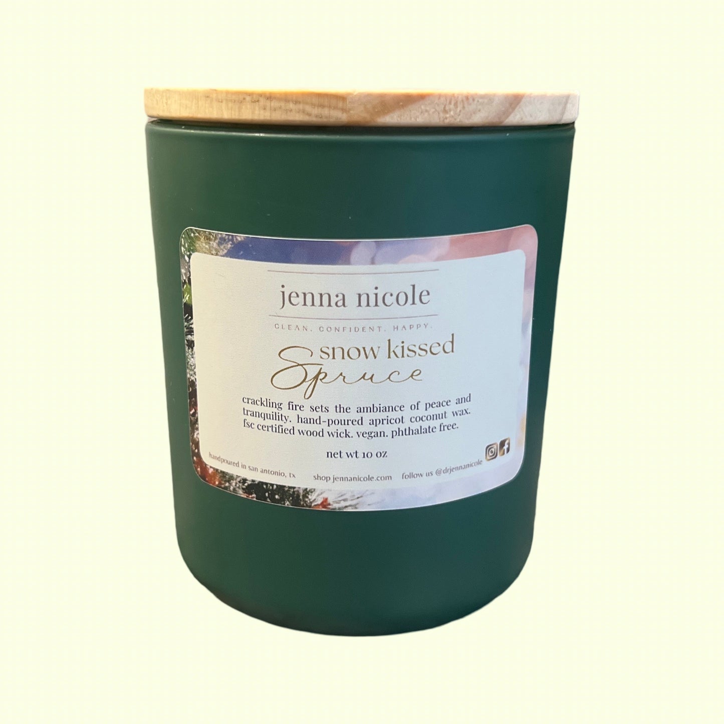 10oz Snow Kissed Spruce Candle