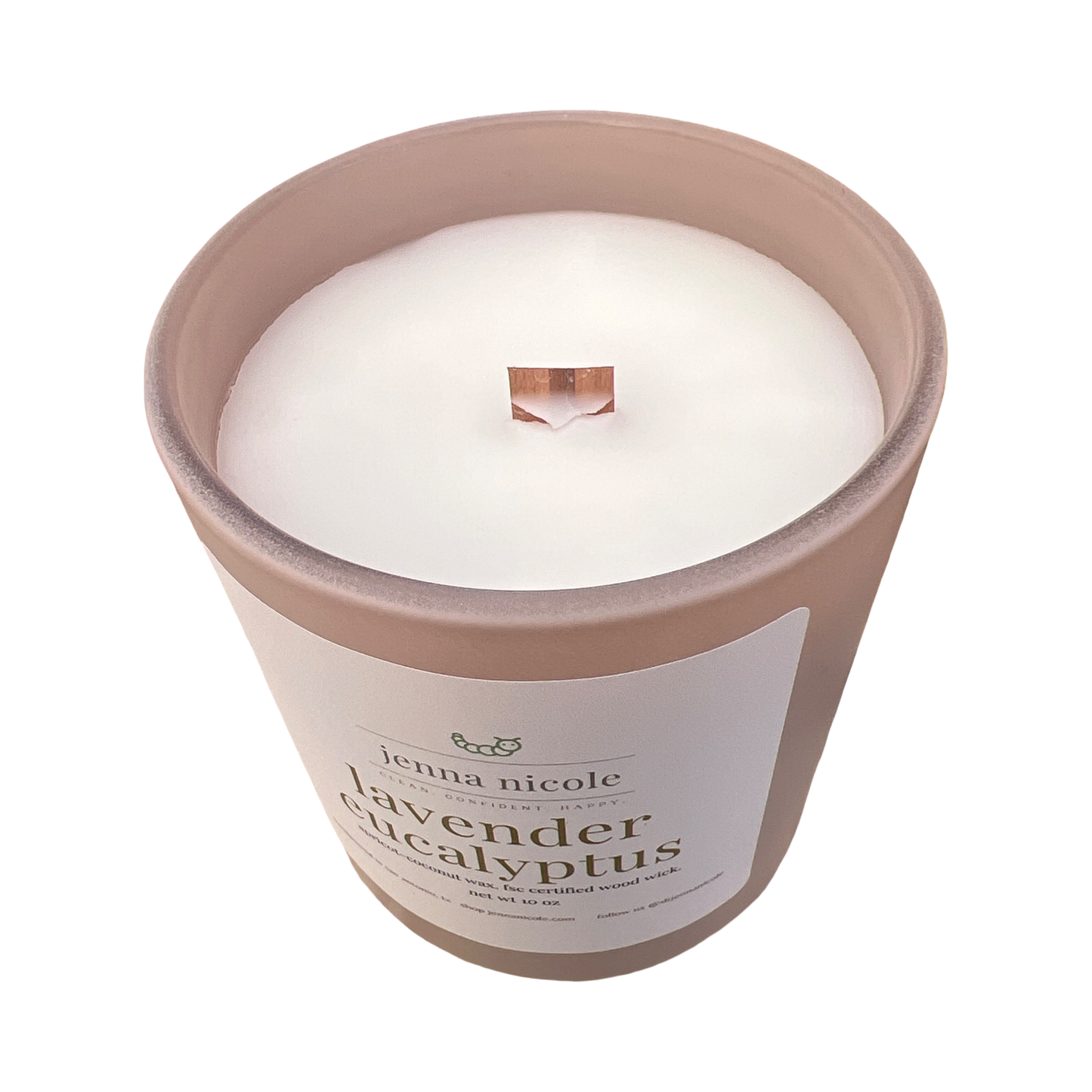 Lavender Eucalyptus Crackling Wood Wick Candle