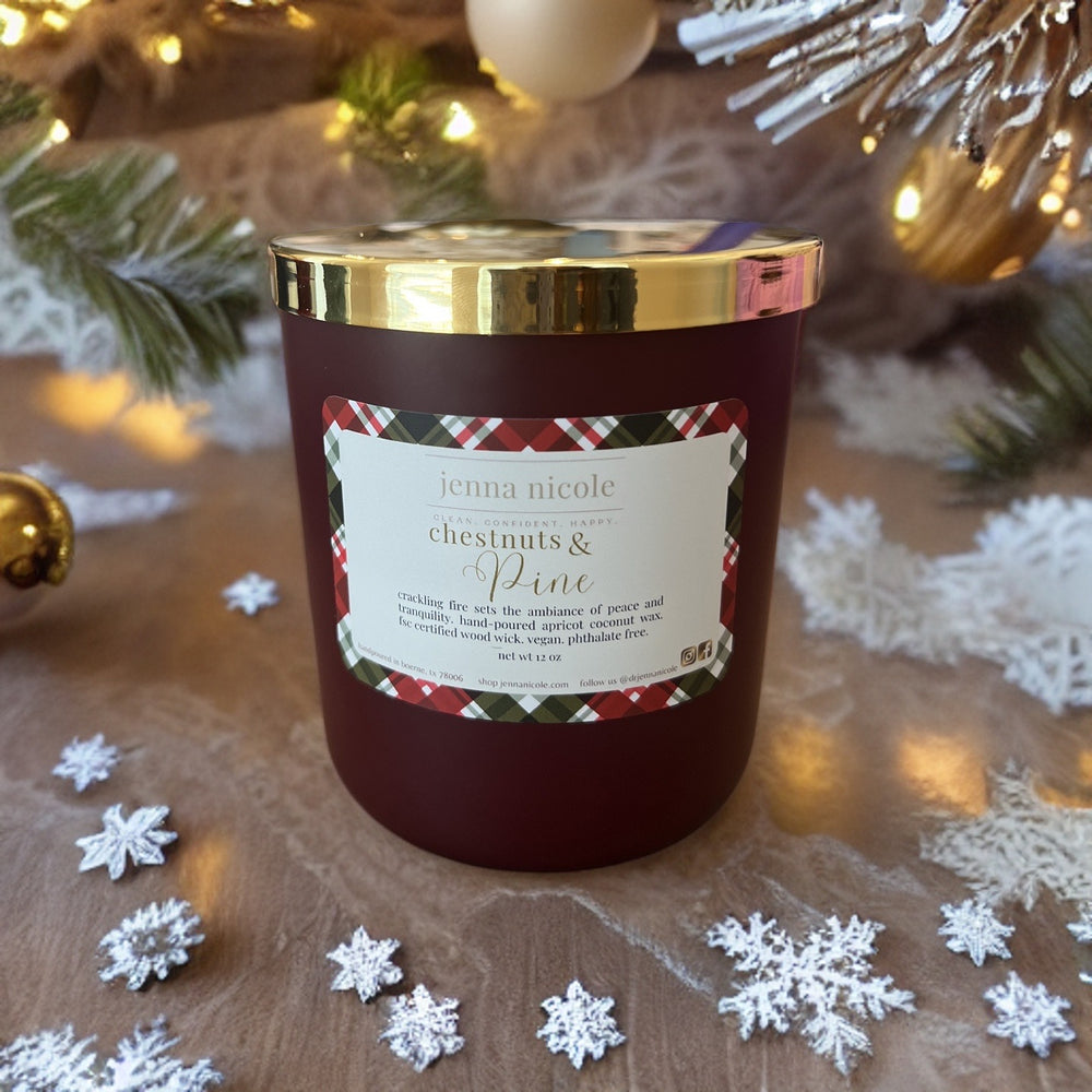 12oz Chestnuts & Pine Candle